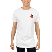 Cargar imagen en el visor de la galería, Camiseta larga hombre desigual