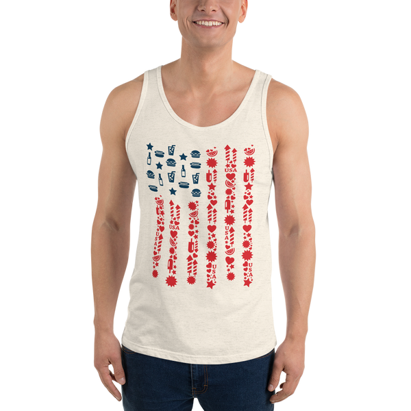 Bandera EE.UU. unisex Camiseta de tirantes unisex