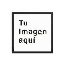 Cargar imagen en el visor de la galería, Añade tu diseño - Póster con marco personalizado