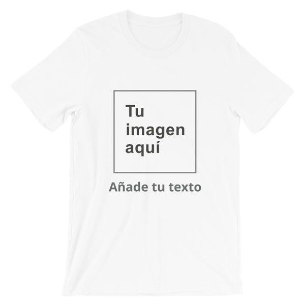 Añade tu texto - Camiseta unisex personalizada